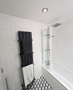 Denver White Straight Herringbone
