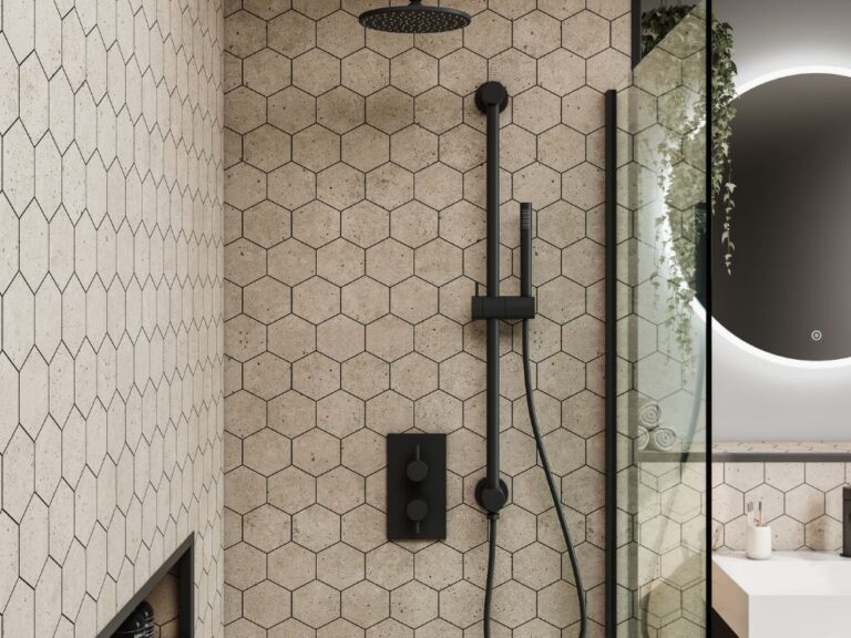 Rough Cement Hexagonal