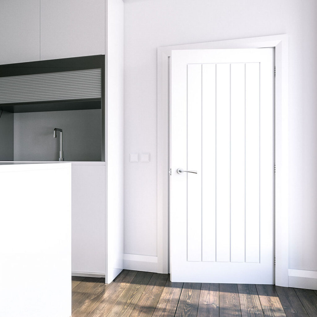 White Primed Doors
