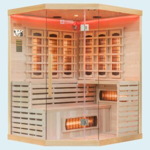 Athens 3 Corner Infrared Sauna 01