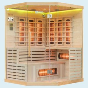 Athens 3 Corner Infrared Sauna 02