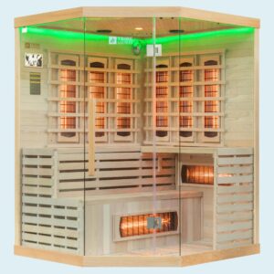 Athens 3 Corner Infrared Sauna 03