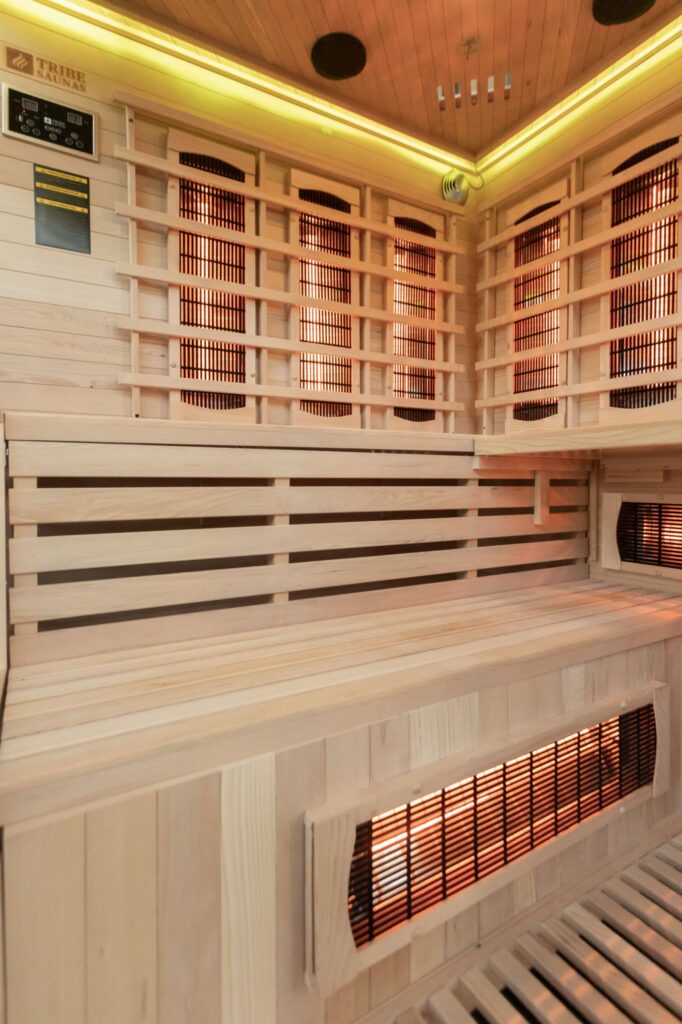 Athens 3 Corner Infrared Sauna Interior 04