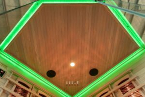 Athens 3 Corner Infrared Sauna Roof 02