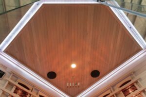 Athens 3 Corner Infrared Sauna Roof 03