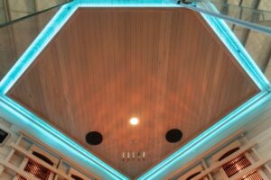 Athens 3 Corner Infrared Sauna Roof 04