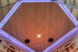 Athens 3 Corner Infrared Sauna Roof 05