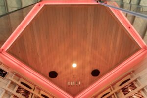 Athens 3 Corner Infrared Sauna Roof 07