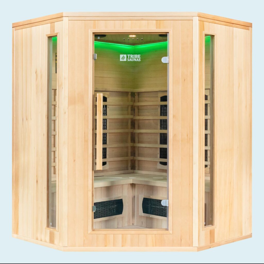 Madrid 3 Corner Infrared Sauna 01