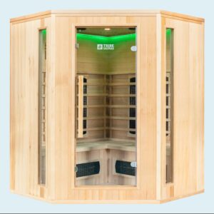 Madrid 3 Corner Infrared Sauna 01