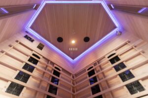 Madrid 3 Corner Infrared Sauna Led 04
